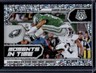 2025 Panini Mosaic Saquon Barkley Moments in Time No Huddle Silver Prizm #5