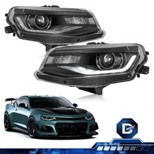 Driveforge Headlight For 2016-2024 Chevy Camaro Hidxenon Led Drl Projector Pair Driveforge Headlight For 2016-2024 Chevy Camaro Hidxenon Led Drl Projector Pair