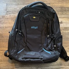 Intuit Black Backpack for Men