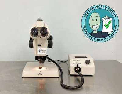 Nikon SMZU Stereo Microscope with Inspektor 4000 Light Source and Warranty