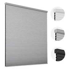 Cellular Shades, Cordless Blackout Shades & Blinds for Indoor Windows, Honeyc...
