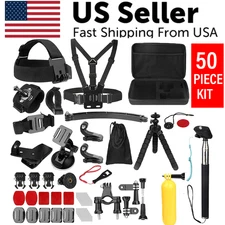 50-in-1 + for Gopro Hero 13 12 11 10 9 + Dive Case Action Camera Accessory Kit