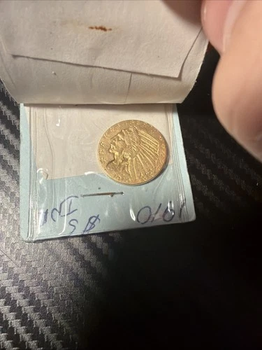 1910-S Indian Gold Half Eagle $5 Coin. NGC MS61 BU UNC - Rare San Francisco Date