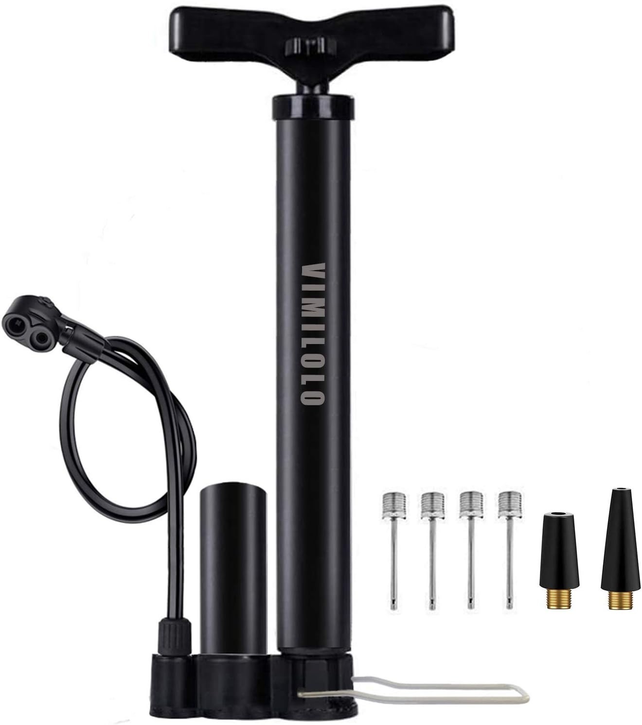 Bike Pump, Air Bicycle Pump Inflator for Presta and Schrader Valve,Portable Pump
