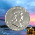 1955 Franklin Half Dollar, GEM PROOF 90% Silver, Taken From Storage FAST Ship🔥