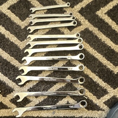 Matco 11 piece Metric Chrome Wrench Set 8-19mm