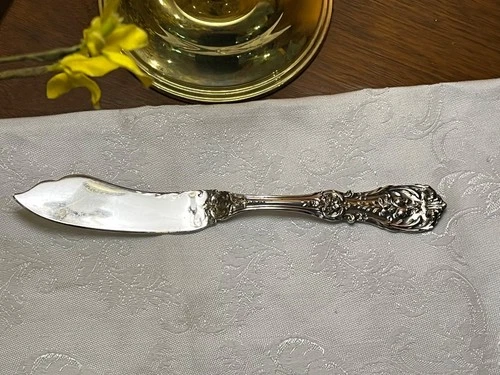 Antique Reed & Barton Francis 1 Sterling Silver Solid Master Butter Knife OM