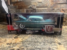M2 Machines 1/24 CHASE Auto-Thentics 1957 Chevrolet 210 Hardtop Green
