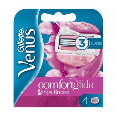 Gillette Venus Comfortglide Spa Breeze Rasierklingen - 4er Pack Damen Klingen