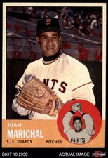 1963 Topps #440 Juan Marichal Giants HOF  6.5 - EX/MT+