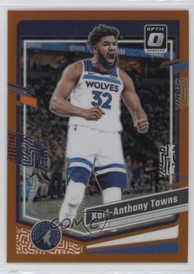 2023-24 Panini Donruss Optic Orange Prizm 88/199 Karl-Anthony Towns #179 0us8