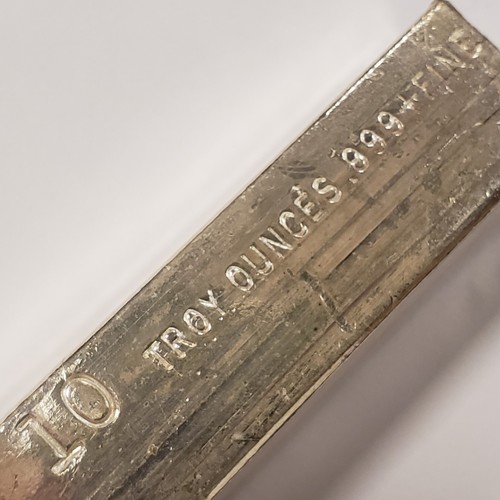 Barra de plata .999 de 10 oz - Refinación triestatal - Kit barra Kat - SKU-U2819 - Imagen 3 de 7