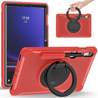 Samsung Galaxy Tab S7 S8 S9 S9 FE Shockproof Case Kids Stand Hybrid Ring Cover