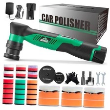 S5 Cordless Mini Car Polisher Buffer Machine Dual Action Rotary Mini White