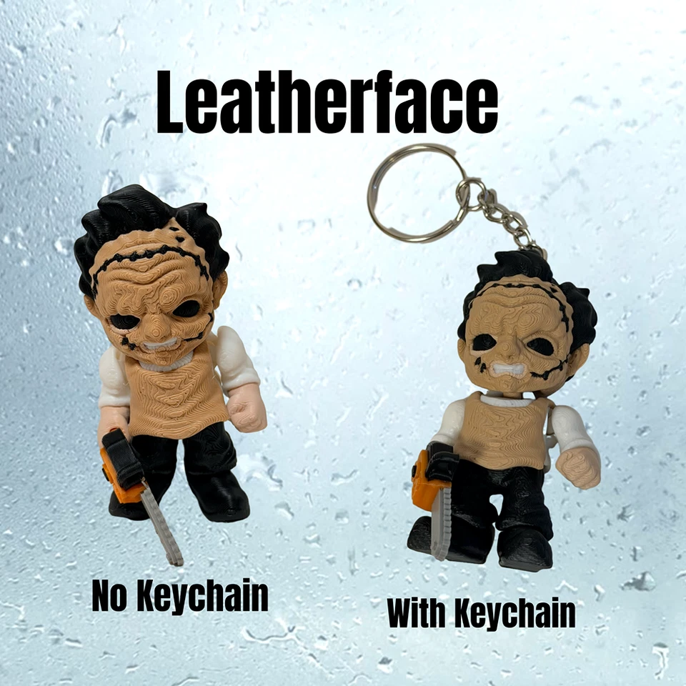 Juguete de terror Flexi impreso en 3D figuras articuladas de Halloween coleccionistas de miedo Foto 2 de 4