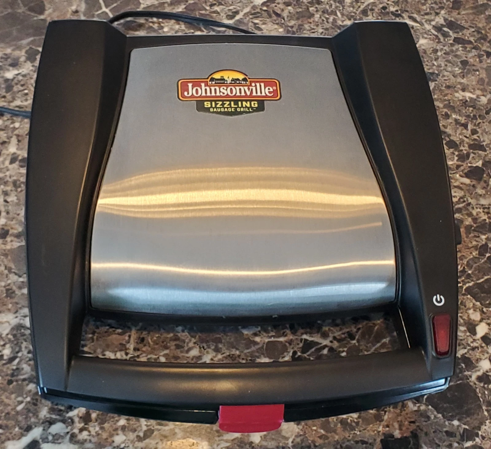 JOHNSONVILLE SIZZLING SAUSAGE ELECTRIC GRILL (READ DESCRIPTION)