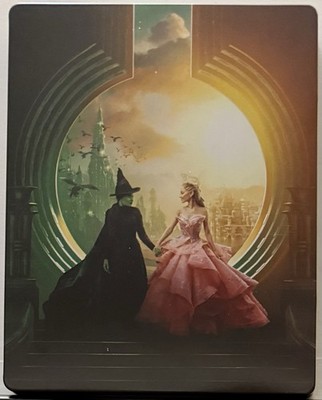 Wicked Walmart Exclusive 4K UHD Blu Ray Steelbook No Digital OOP