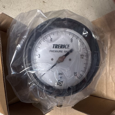 #ad #ad Trerice 450LFB4502LA15 Glycerin Filled Pressure Gauge 0 15 PSIG 4.5in $50.00