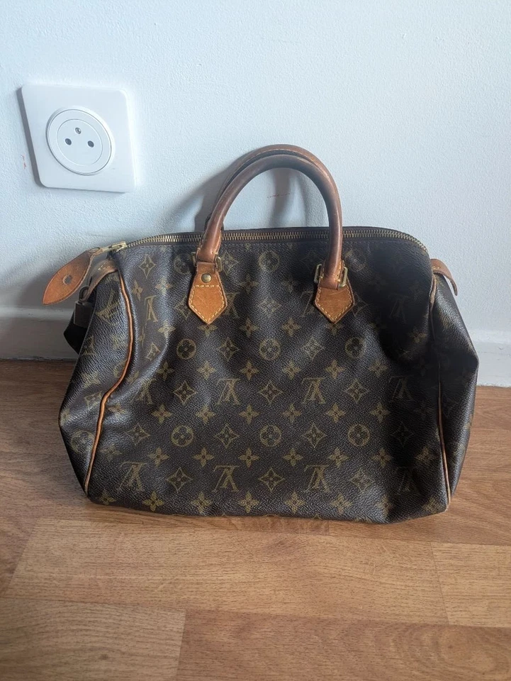 Louis Vuitton Speedy 35 Monogram Sac à Main pour Femme - Marron (M41524), photo 2 sur 5