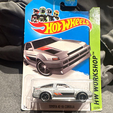 Hot Wheels HW Workshop Then and Now Toyota AE-86 Corolla 1:64 Diecast Silver