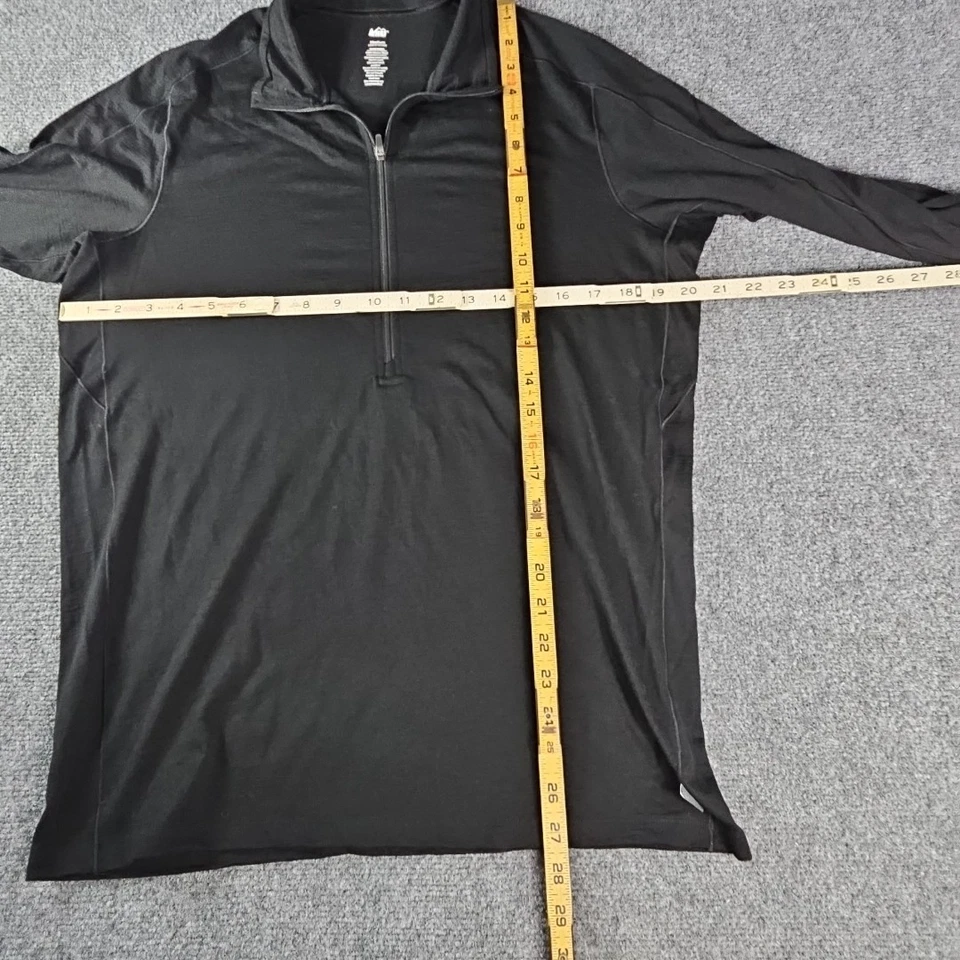 Rei Co-Op Adult Sweater Extra Large Gray Half-Zip Merino Wool Pullover Mens - Image 4 of 4