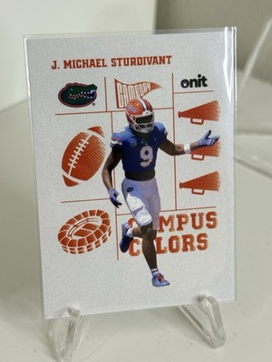 2025 Onit Athlete Florida Gators J. Michael Sturdivant Light Campus Colors #CC-9
