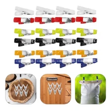 24 Pcs Small Spring Clips Woodworking Clamps Camping Heavy Duty Tent