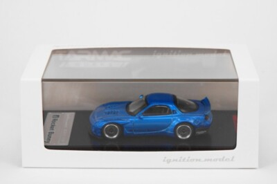 ignition model x TARMAC WORKS 1:64 ROCKET BUNNY RX-7 FD3S BLUE