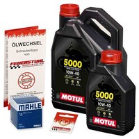 Honda Cb 1100 R (SC05) 80-81, Motul 10W40 ÖL + Mahle ÖLfilter, MotoröL Set