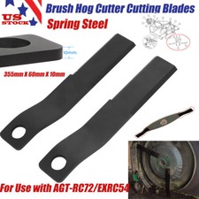 Skid Steer Brush Cutter Cutting Blades, For Use with AGT-RC72/EXRC54- Steel 2pcs
