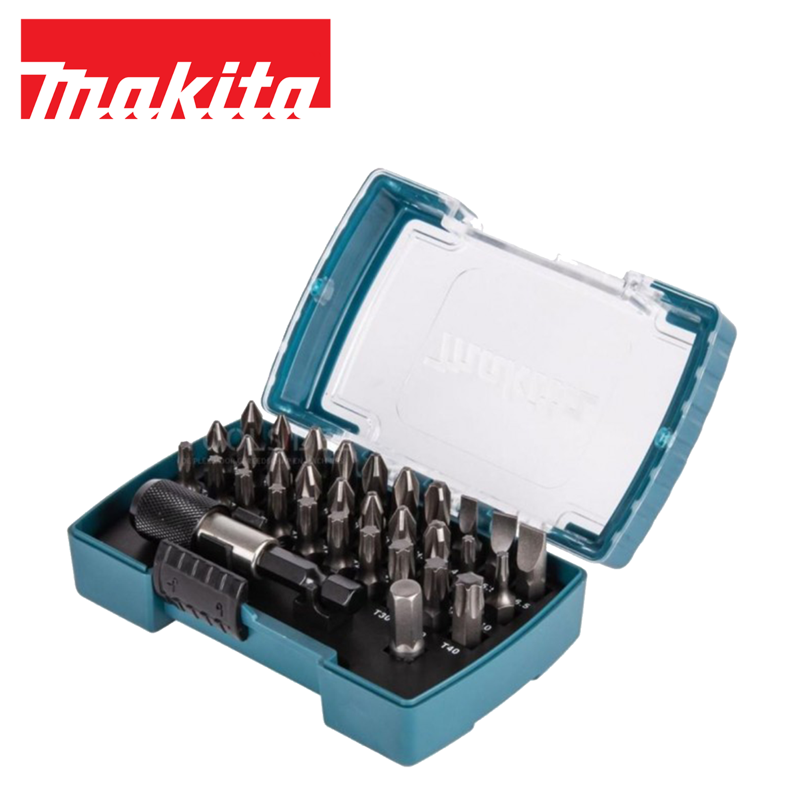 Makita D-74762 32 Piece Screwdriver Drill Bit Set for sale online 