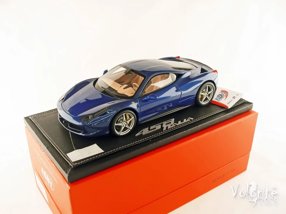 1/18 FERRARI 458 ITALIA Blue TDF BBR P1813BTF Limited 16/50 - Photo 3/4