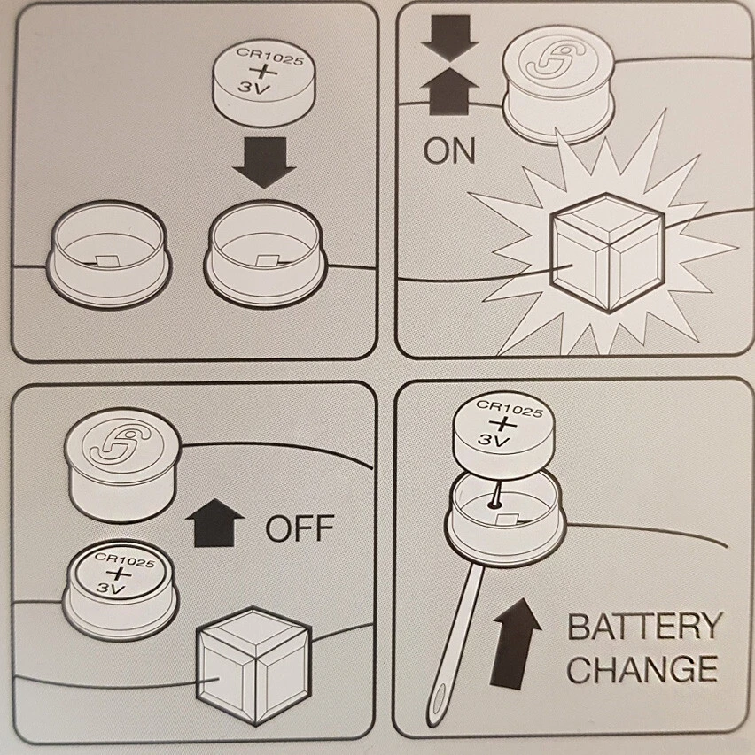 Schmuck leuchtend LED Halskette Swarovski® Elements ausgefallenes Geschenk - Bild 4 von 4