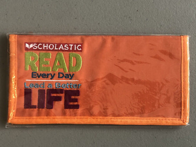 Scholastic Read Every Day Orange Nylon Kid's Wallet- NEW (Original Packaging)