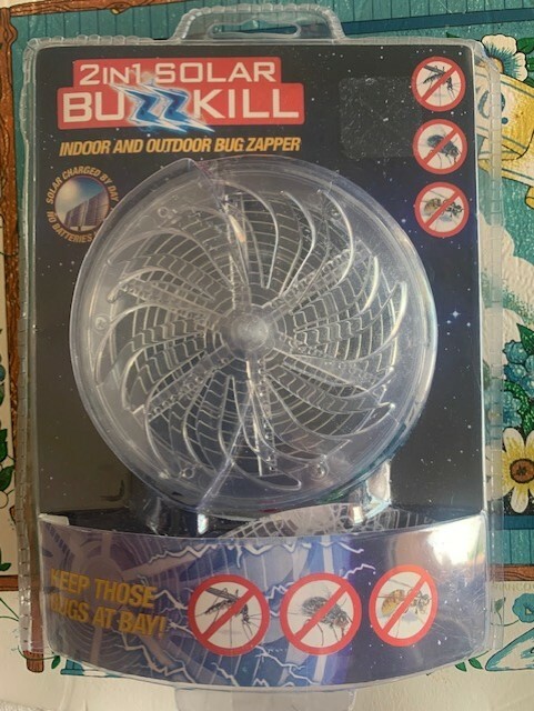 2 in1 Solar Powered Buzz Kill Bug Zapper