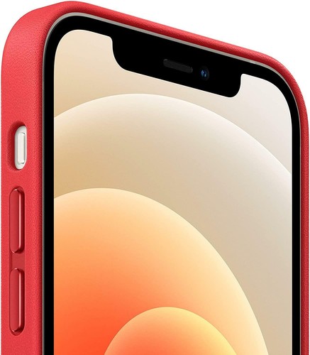 Véritable Apple IPHONE 12/12 Pro Cuir Étui Avec Magsafe - (Produit) Rouge - Neuf - Photo 4 sur 12