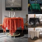 Cotton Crochet Lace Hollow Tablecloth Wedding Party Table Cloth Dining Cover Tea