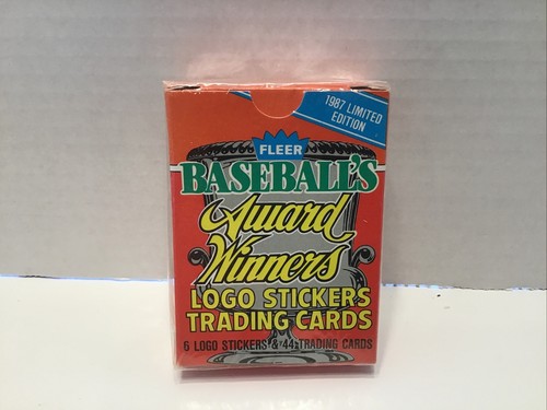 1987 ganadores del premio de béisbol Fleer y 1987 mejores juegos de tarjetas de béisbol - Imagen 3 de 7