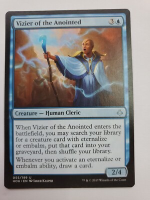 MTG Magic The Gathering Card Vizier of the AnointedCreature Human Cleric Blue