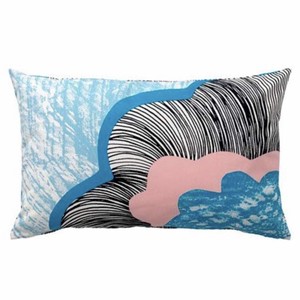 Ikea Doftranka Reversible Cushion Cover 16x26 Cotton Throw Pillow