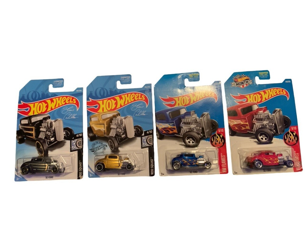 HOT WHEELS ‘32 FORD Lot of 4