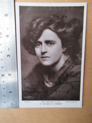 Gertrude Elliott   Autograph (J21)