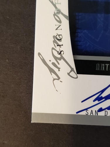 2005 Antonio Gates UD SP Authentic Sign of the Times Autograph Auto - Picture 6 of 18