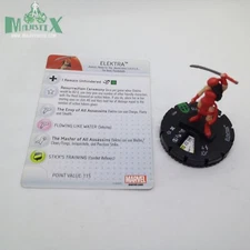 Heroclix Deadpool set Elektra #031 Uncommon figure w/card!