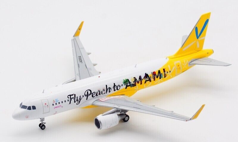 1:200 JC Wings Peach AIRBUS A320 Passenger Aircraft Plane Diecast