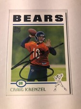Chicago Bears CRAIG KRENZEL Signed Card