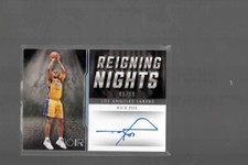 RICK FOX 2021-22 PANINI NOIR REIGNING NIGHTS AUTO CARD #RN-RFX  /99