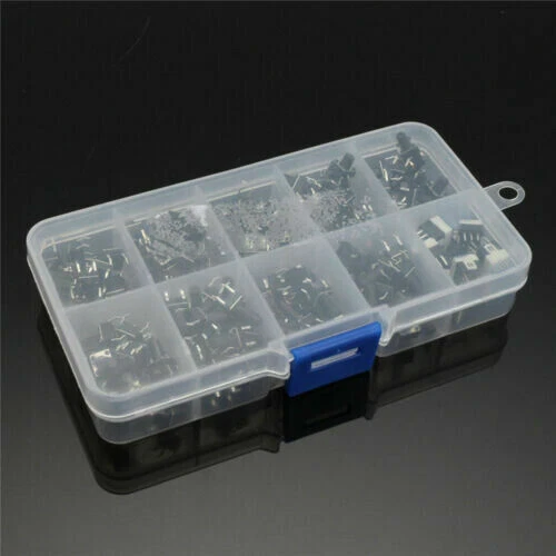 180PCS 10 Values Tactile Push Button Mini Momentary Tact Assortment - Picture 5 of 6
