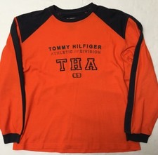 Vintage Hilfiger athletics long-sleeve t-shirt L rare 1990s Tommy hilfiger