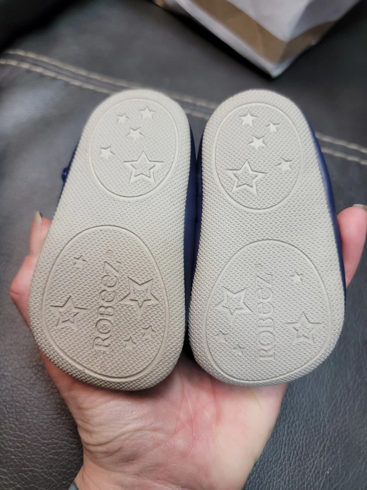 Robeez azul y rosa Mary Janes Foto 3 de 3